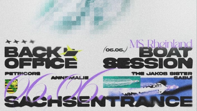 BACKOFFICE Boat Session w/ Sachsentrance