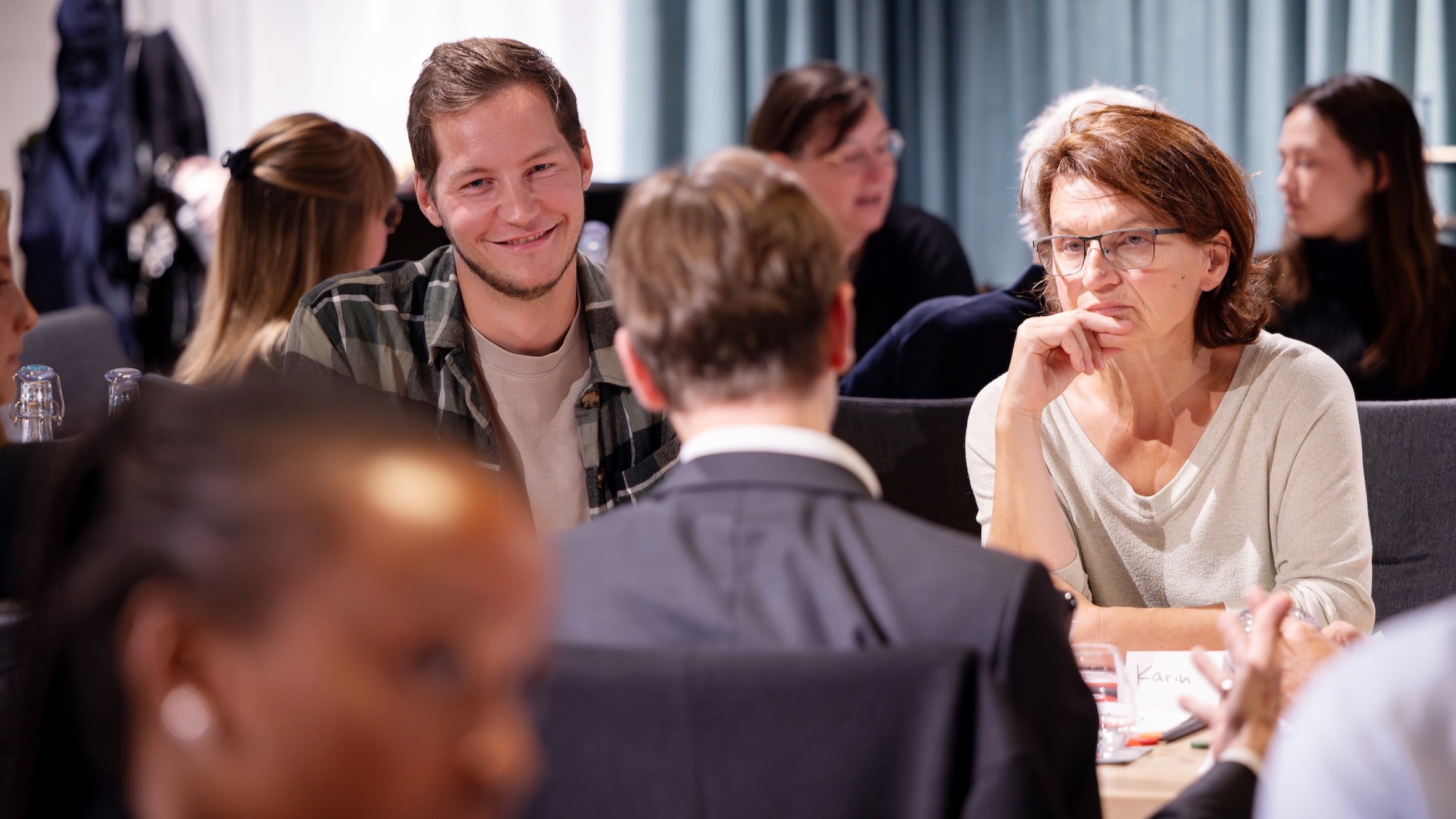 "Eine Stunde reden" auf dem b° future festival