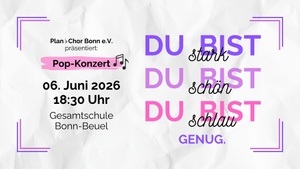 Du bist genug - Konzert des Plan b Chor Bonn e.V.