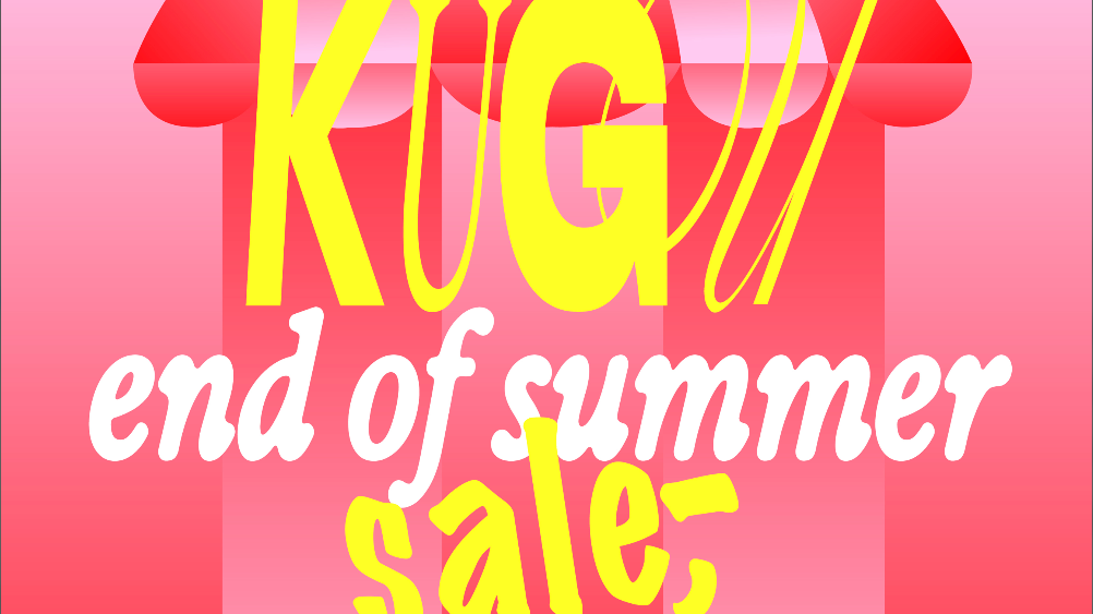 Titelbild der Veranstaltung KUGU end of summer SALE