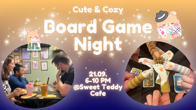 Cute & Cozy Board Games @Sweet Teddy Cafe