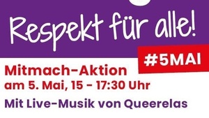 Protestaktion - DiskrimiNIErung - Respekt für alle