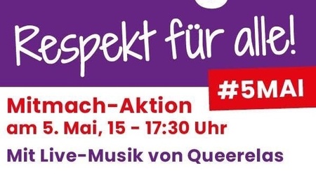 Protestaktion - DiskrimiNIErung - Respekt für alle