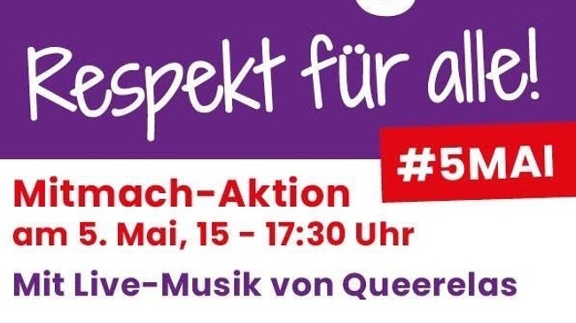 Protestaktion - DiskrimiNIErung - Respekt für alle