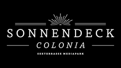 Sonnendeck Colonia - Biergarten auf der Seeterrasse im Mediapark