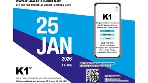 Winterrundgang der K1 Galerien Köln - 25.1.2026, 11-16h