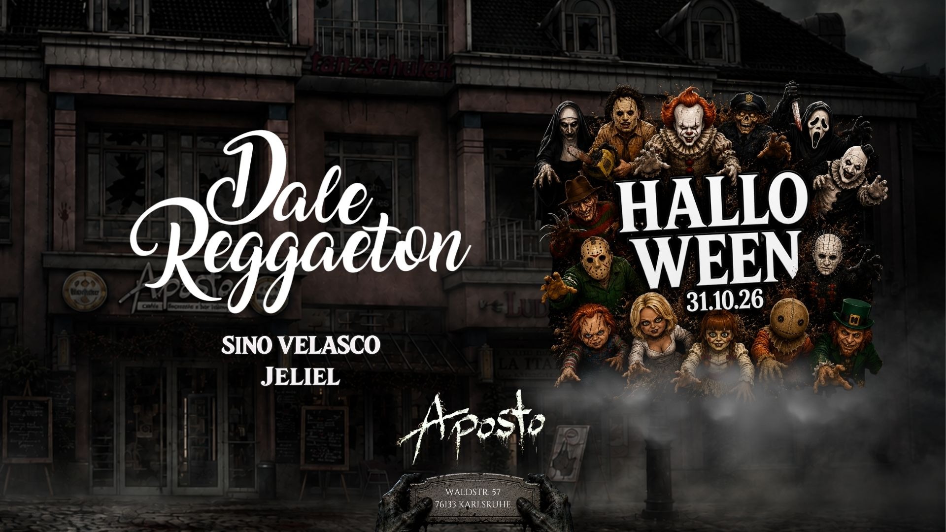 Halloween "Dale Reggaeton x Aposto Karlsruhe" / Sa 31.10.26