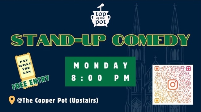 Top of the Pot Comedy stand up open mic night