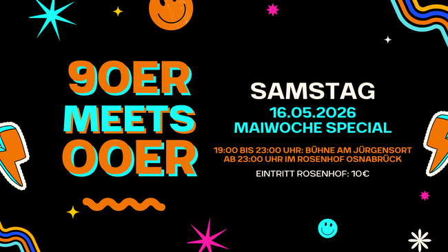 90er meets 00er Jahre Party – Maiwoche Special