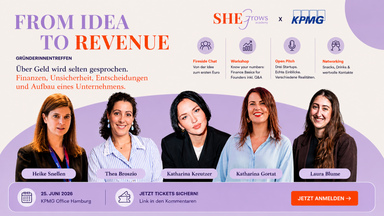 Gründerinnentreffen From Idea to Revenue - was dir kaum jemand vorher sagt.