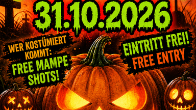 EINTRITT FREI! + FREE SHOTS - HALLOWEEN @ STEREO WONDERLAND