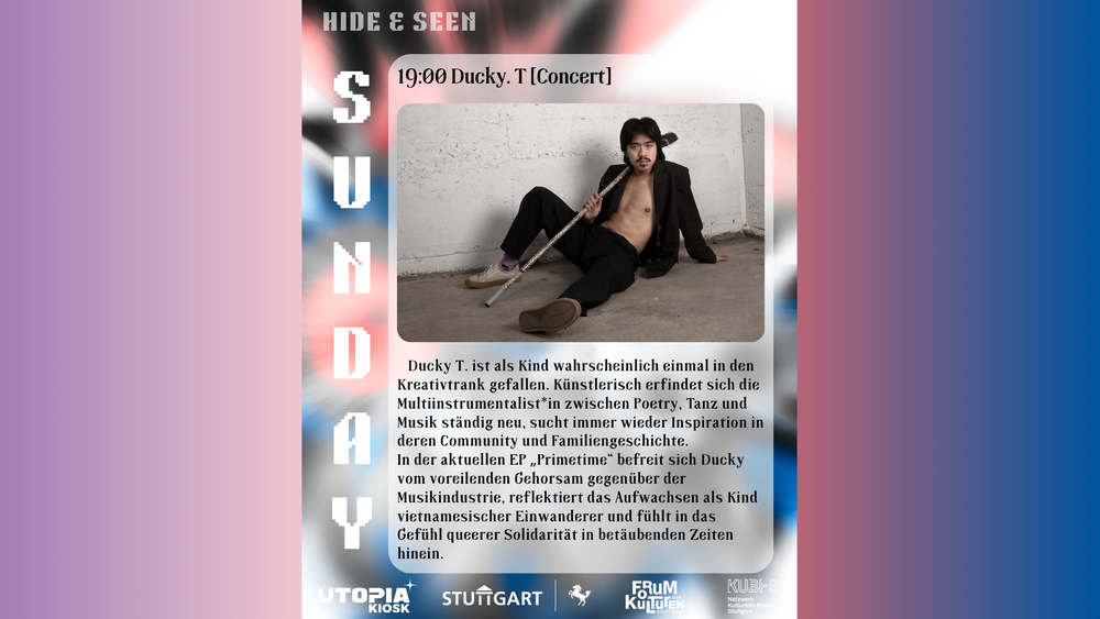 Ducky. T [Concert]- Hide & Seen: queer asian festival
