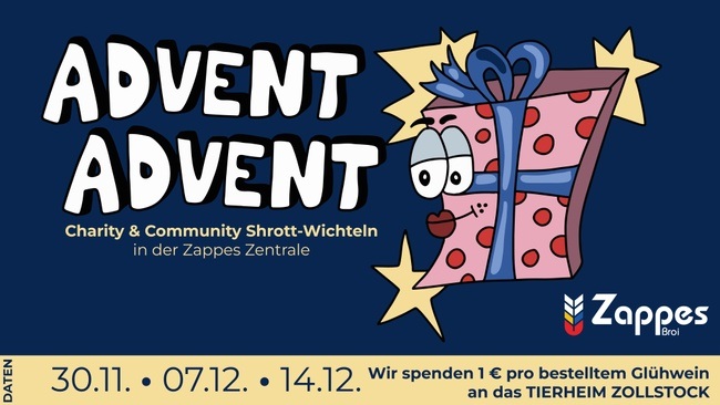 Advent, Advent - das Belgische brennt in der Zappes Zentrale