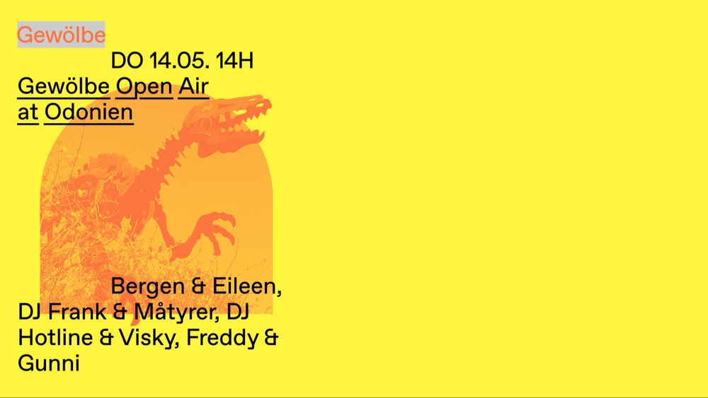 Gewölbe Open Air at Odonien w/ Bergen & Eileen, DJ Frank & Matyrer, DJ H0TLINE & Visky, Freddy & Gunni