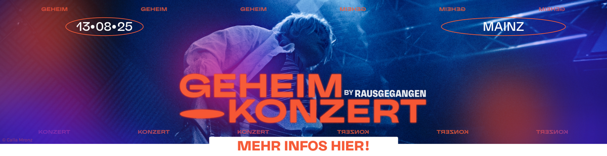 WATCH OUT: GEHEIMKONZERT 💜
