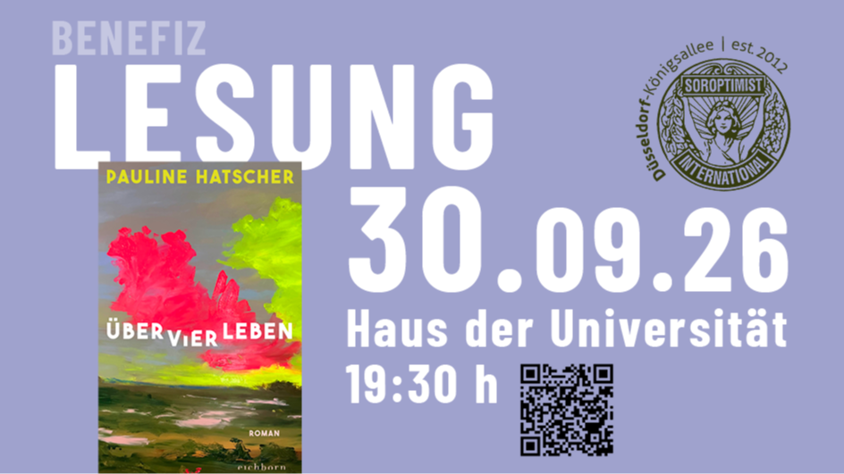 Banner mit Informationen zu der Veranstaltung