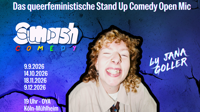 Smash Comedy Open Mic by Jana Goller