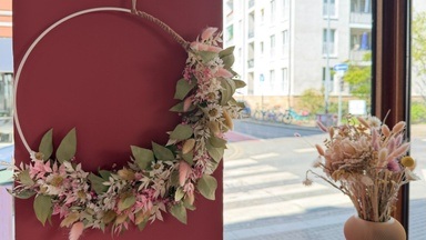 Trockenblumenkränze (und -sträuße) binden
