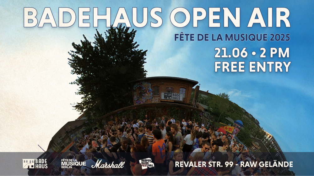 BADEHAUS OPEN AIR 2026 - FÊTE DE LA MUSIQUE