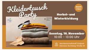 Kleidertauschparty Herbst- und Winterkleidung