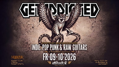 GETADDICTED - INDIE, POP-PUNK & RAW GUITARS (AFTERSHOW PARTY)