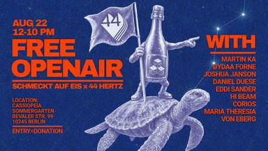 FREE OPEN AIR: Schmeckt auf Eis x 44 Hertz