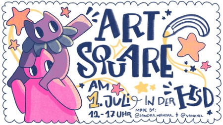 ART SQUARE - Designstudent*innen Kunstmarkt