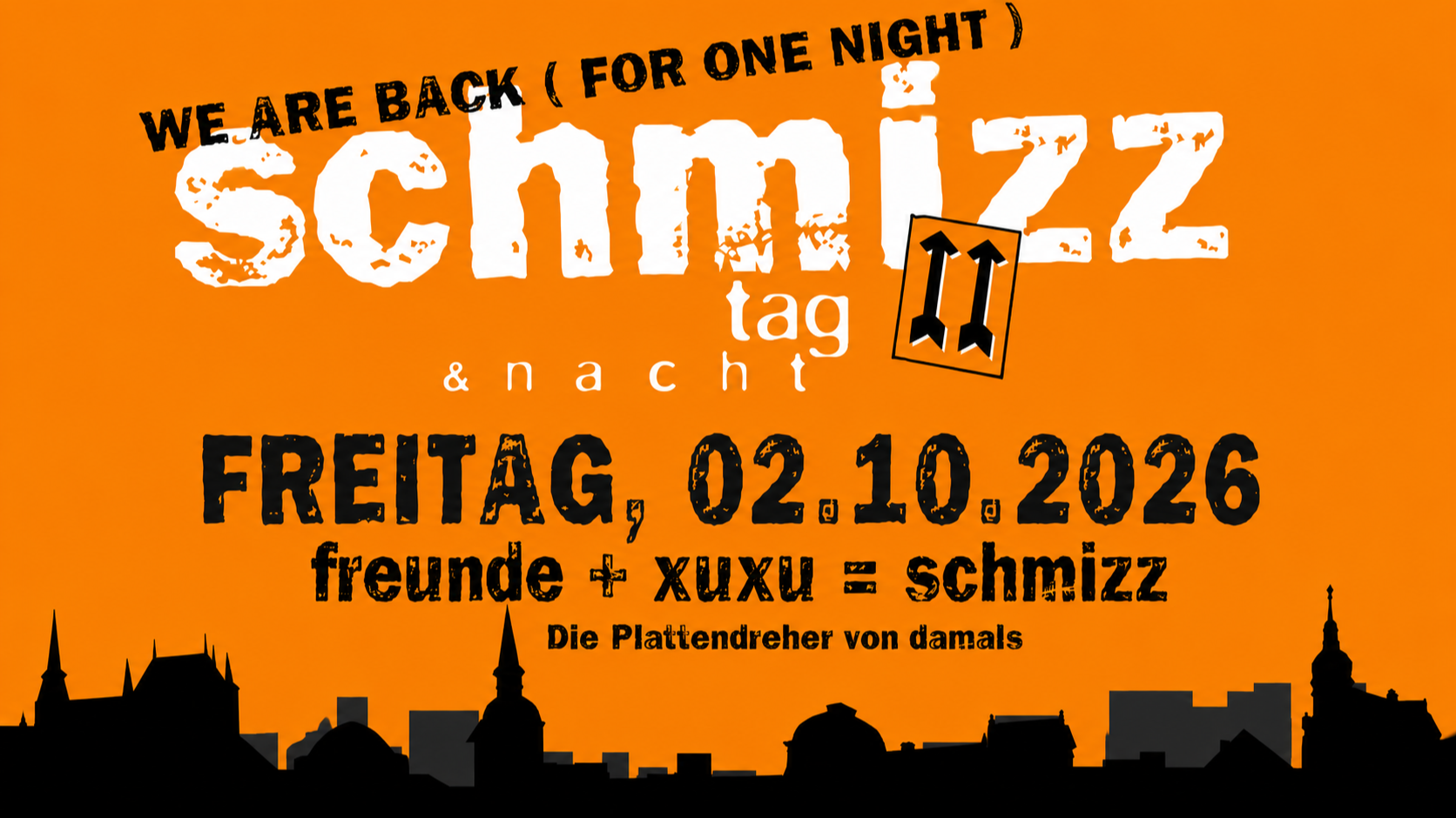 Schmizz Reloaded Party - We are back (for one night)