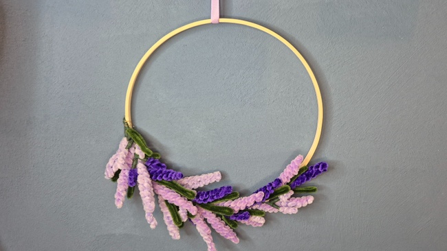 DIY Lavendel Loop Workshop Chenilledraht 29.05 // 18:30
