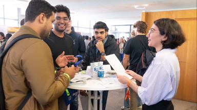 Infostand der Stadt Aachen beim RWTH Freshers‘ Fair