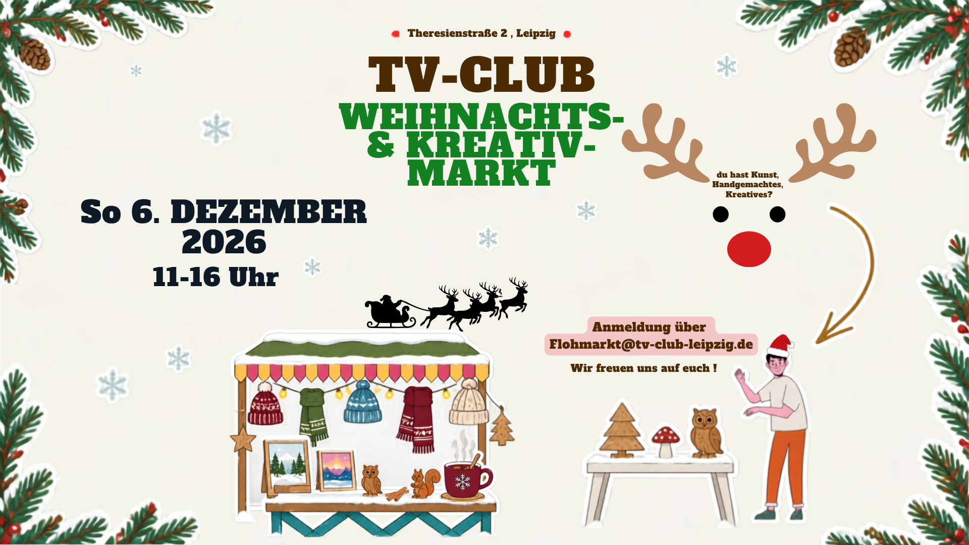 Weihnachts- & Kreativmarkt ✨ im TV-Club Leipzig