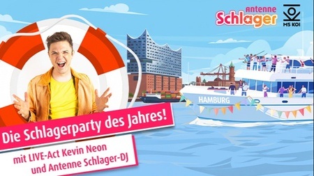 Antenne Schlager Party-Schiff Hamburg