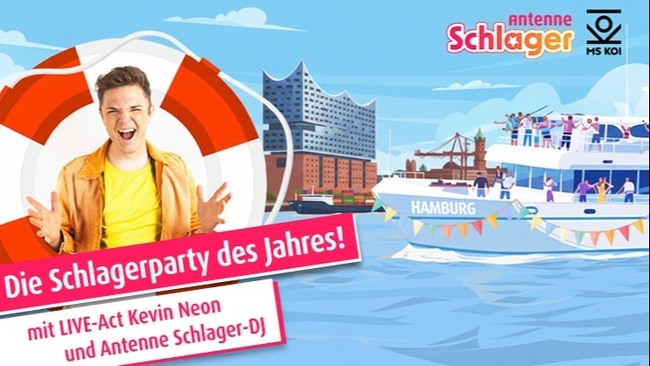 Antenne Schlager Party-Schiff Hamburg