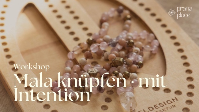 Malas knüpfen - mit Intention