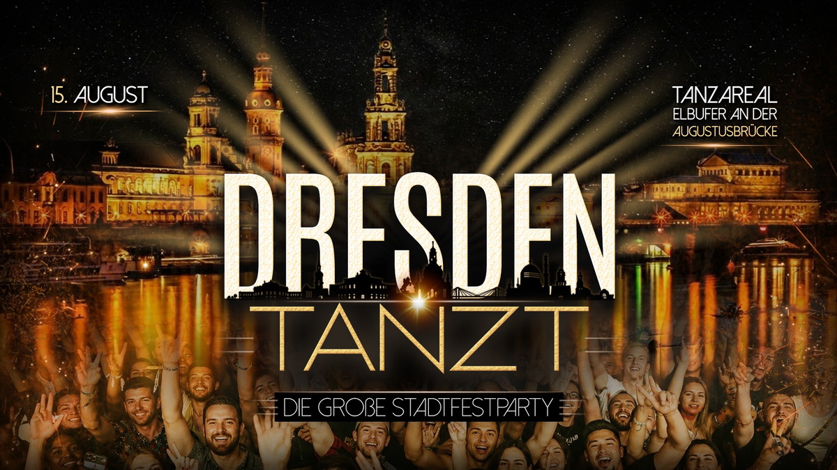 Titelbild der Veranstaltung DRESDEN TANZT • OPEN AIR | Dresdner Stadtfest - TanzAREAL - 15.08.