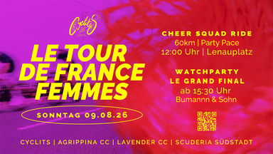 WATCH THE FEMMES // TOUR THE FRANCE FEMMES - LE GRAND FINAL pres. by Cyclits Cycling Collective
