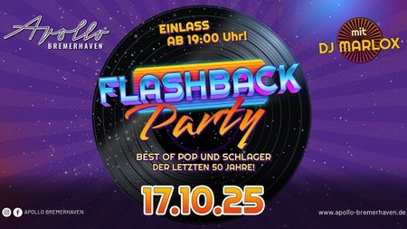 FLASHBACK PARTY - Best of Pop und Schlager!