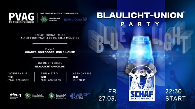 Blaulicht-Union Party - Münster
