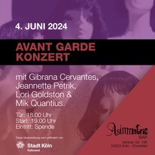Konzert: Gibrana Cervantes, Jeannette Petrik, Lori Goldston & Mik Quantius.