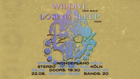 New Wave / Indie Konzert @ Stereo Wonderland WILDIVE x Losing Sleep