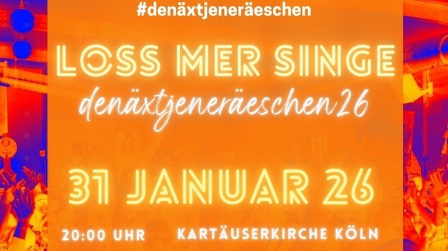 Loss mer singe #denäxtjeneräeschen
