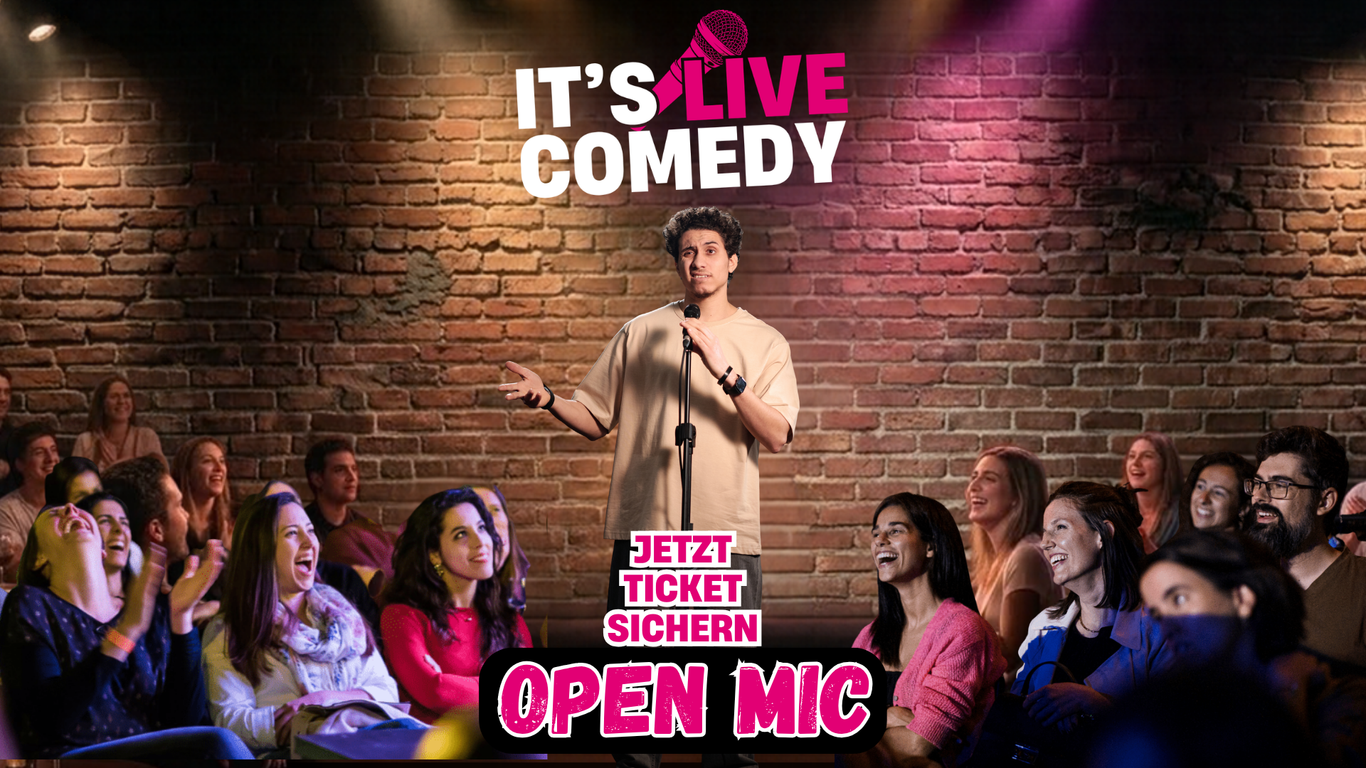 It's Live Comedy "OPEN-MIC"