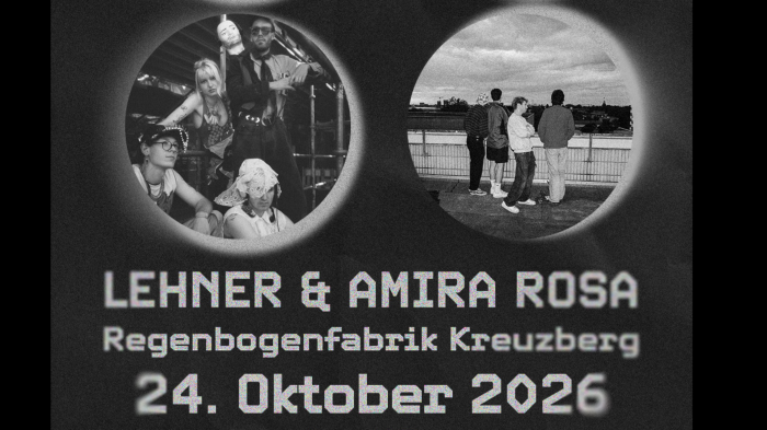 "Lehner" & "Amira Rosa" - Konzert im RegenbogenKino