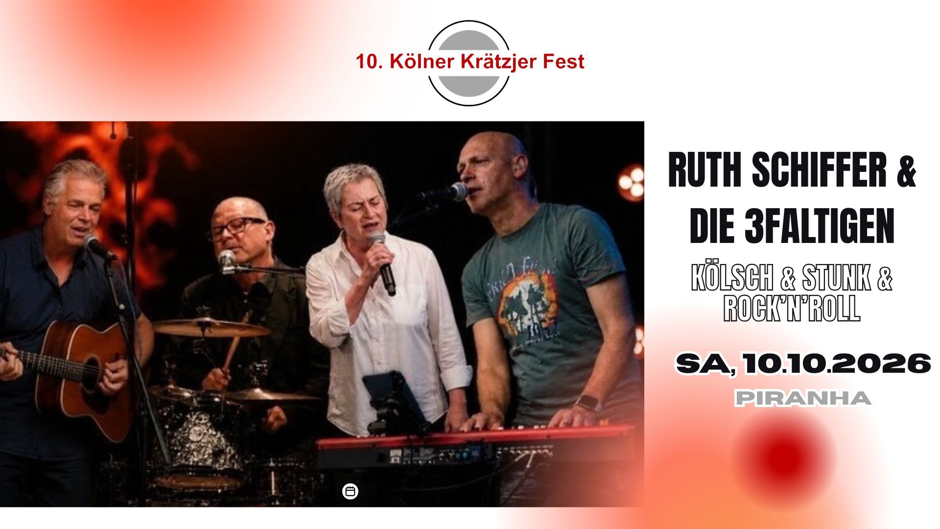 Ruth Schiffer & Die 3Faltigen: Kölsch & Stunk & Rock’n‘Roll