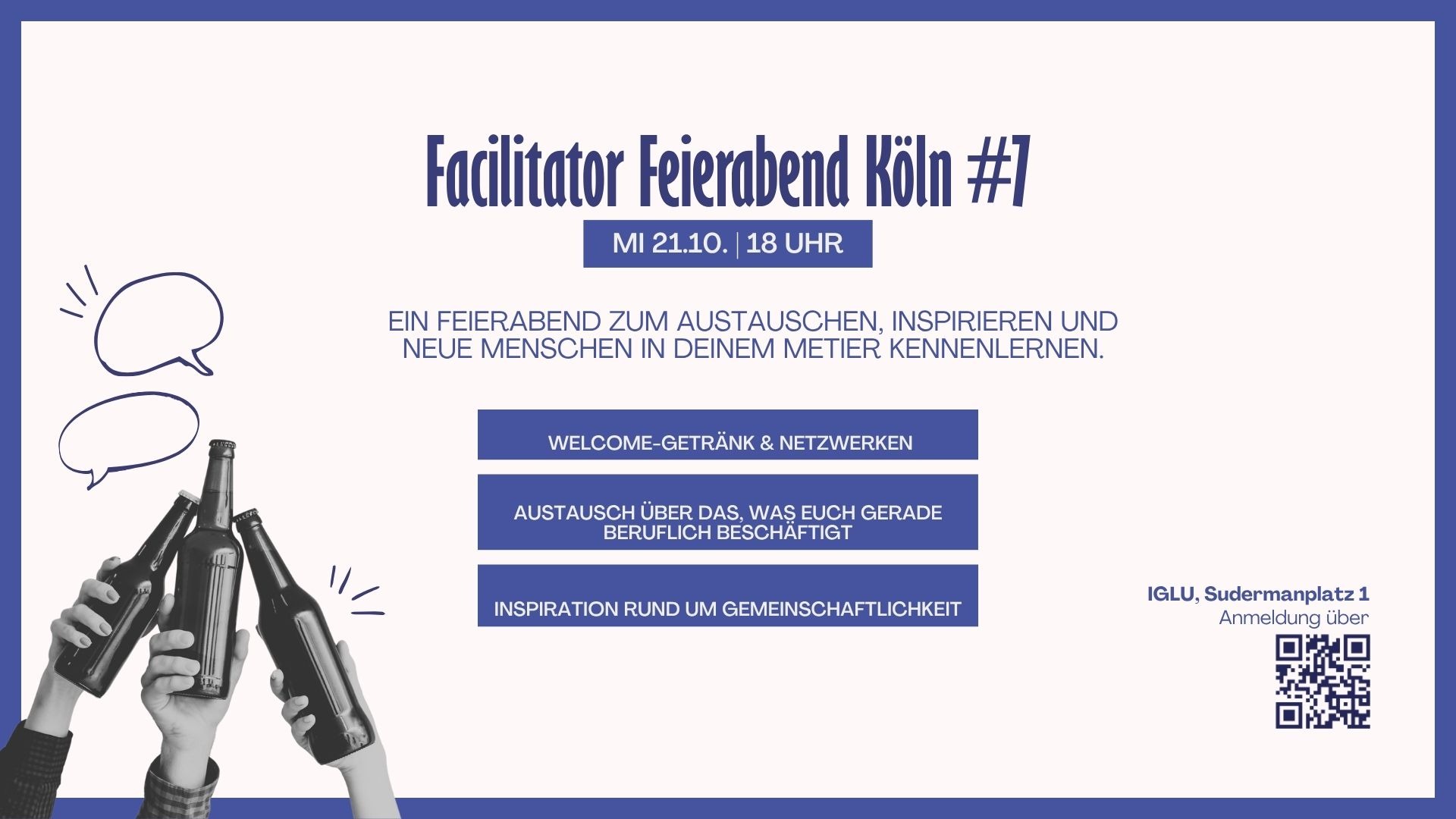 Facilitator Feierabend Köln #7 zu Gast im IGLU