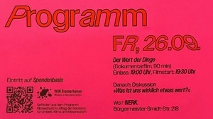 Neue Narrative Filmfestival: Tag 2 Der Wert der Dinge