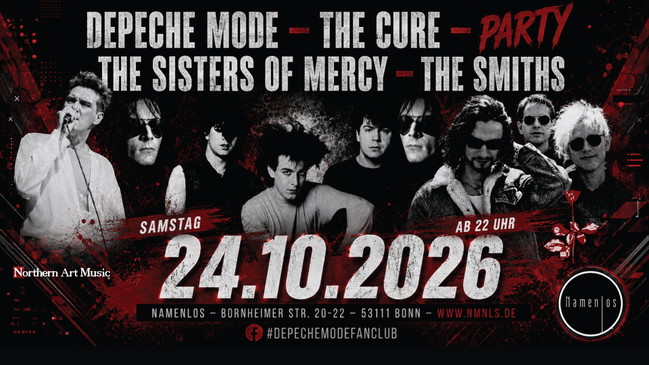 DeMode * Cure * Sisters * The Smiths : PARTY