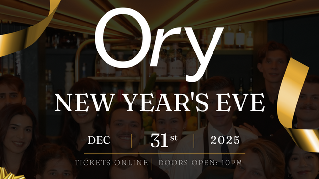 NEW YEAR’S EVE AT ORY BAR