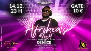 Afrobeats Night - DJ Niice