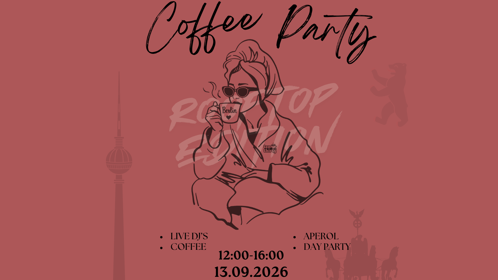 COFFEE PARTY ROOFTOP  x AMANO EAST SIDE